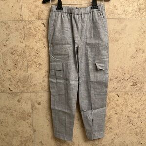 Theory Linen Relaxed Fit Cargo- Size Small